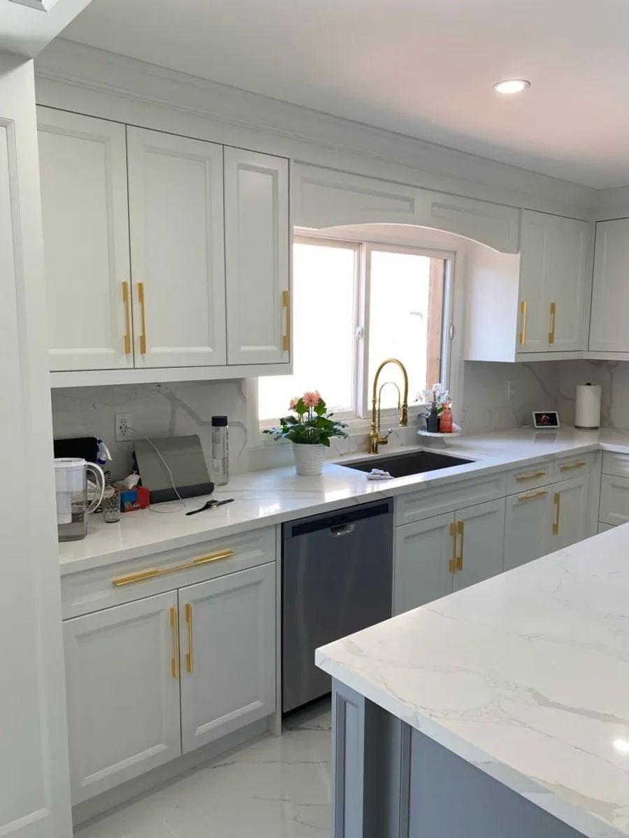 Finished custom kitchen
