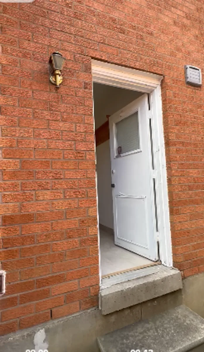 Exterior basement entrance